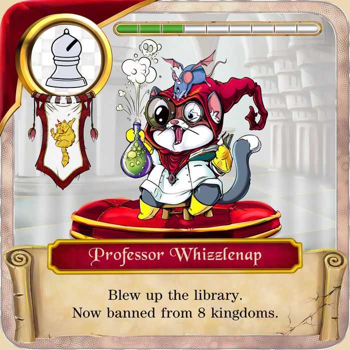 Professor Whizzlenap character card