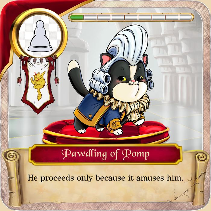 Pawdling of Pomp character card