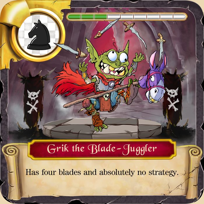 Grik the Blade-Juggler character card