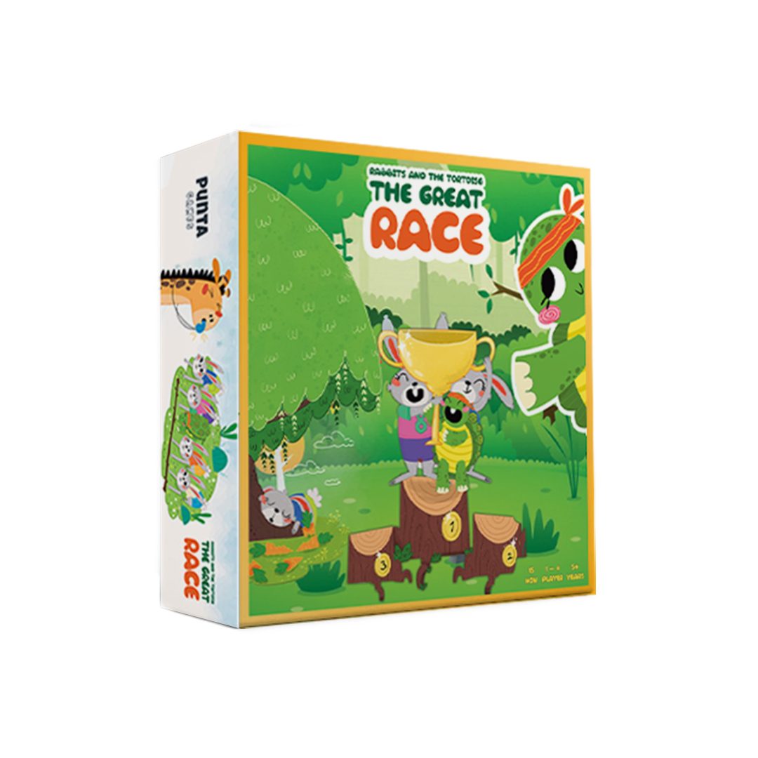 Rabbits and the Tortoise: The Great Race box front